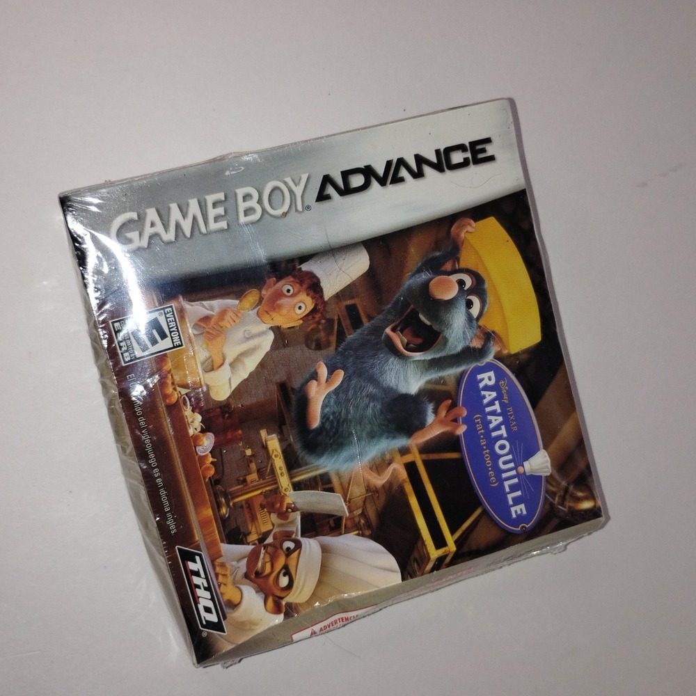 GameBoy Advance Disney PIXAR Ratatouille Video Game Nintendo 2001 Sealed - Picture 1 of 4